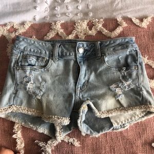 american eagle jean shorts